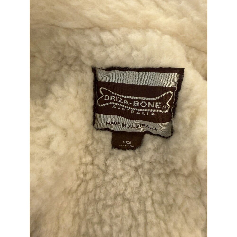 Driza-Bone Australia Outback Trail Fox Fire Coat Black Sherpa Lined Vest Mens M - Picture 6 of 16